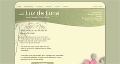 Desktop Screenshot of luzdelunahotel.com